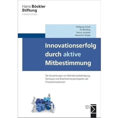 Abbildung von Innovationserfolg durch aktive Mitbestimmung: Die Auswirkungen von Betriebsratsbeteiligung, Vertrauen und Arbeitnehmerpartizipation auf ... aus der Hans Böckler Stiftung (HBS))