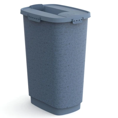 Abbildung von Rotho MyPet Cody Tierfutterbehälter 50l mit Deckel, Kunststoff (PP) BPA frei, blau, (39.7 x 29.6 58.5 cm)