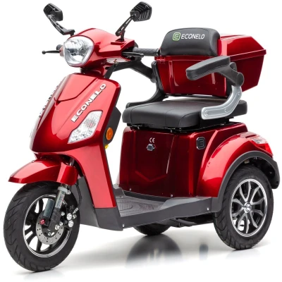 Abbildung von ECONELO Elektromobil Seniorenmobil JL1000, 1000 W, 25 km/h, (mit Topcase), mit einem leistungsfähigen Lithium Akku