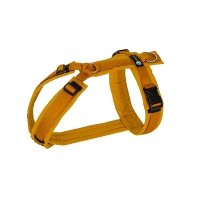 Abbildung von Annyx Brustgeschirr FUN Goldglöckchen L Grau Silber für Welpen alle Hunde verstellbar gepolstert ergonomisch rückenschonend optimale