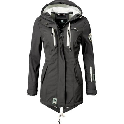 Abbildung von Marikoo Zimtzicke Parka, Damen, Größe: Small, Anthracit melange