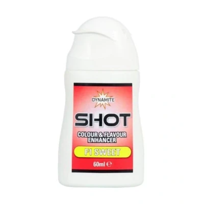 Abbildung von Dynamite Baits Shot Colour &amp; Flavour Enhancer F1 Sweet Yellow (60ml) Boilie Liquid