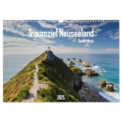 Abbildung von Traumziel Neuseeland 2025 (Wandkalender DIN A3 quer), CALVENDO Monatskalender