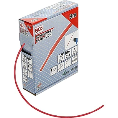 Abbildung von BGS 6923 1 Schrumpfschlauch Box rot Ø 3 mm 8 m