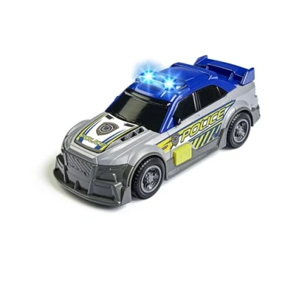 Abbildung von Dickie Toys Polizeiauto Polizeiwagen als Spielzeugauto, mit Freilauf, Licht und Soundeffekten, für Kinder ab 3 Jahren