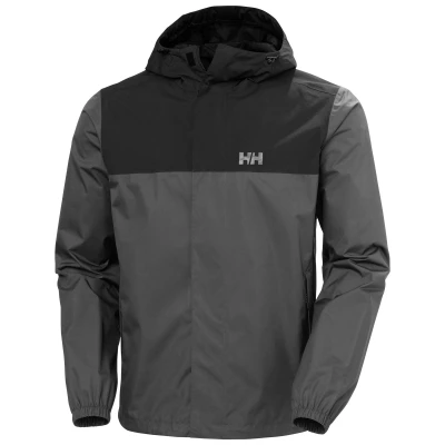 Abbildung von Helly Hansen Mens Vancouver Rain Jacket, Ebony, L