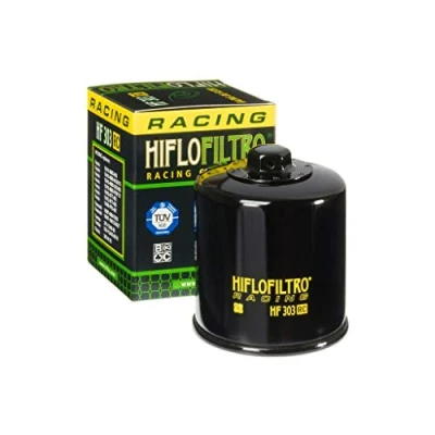 Abbildung von Ölfilter Hiflo HF303RC Schwarz Racing Passend für Honda CB 600 F Hornet PC34 1998 2001