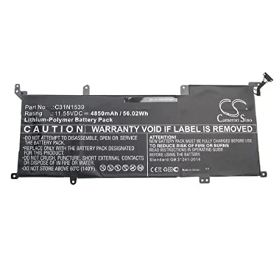 Abbildung von vhbw Akku kompatibel mit Asus Zenbook UX305UA, UX305UAB Notebook (4850mAh, 11.55V, Li Polymer)