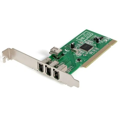 Abbildung von StarTech.com 4 Port 1394a Firewire PCI Schnittstellenkarte 3x 400 extern 1x intern