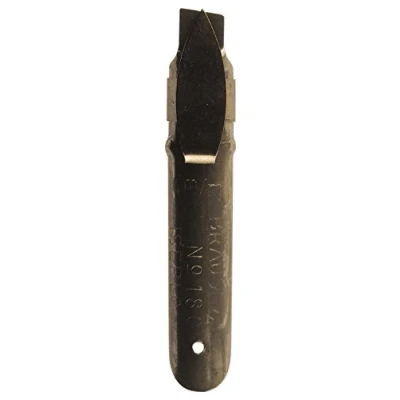 Abbildung von Brause 18040B Packung, mit 50 Feder Bandzug, 4 mm, ideal für gotische Buchstaben, die Kalligraphie, 1 Pack