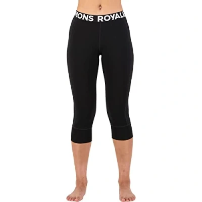Abbildung von Mons Royale Damen Cascade Merino Flex 200 3/4 Hose, Black, XL