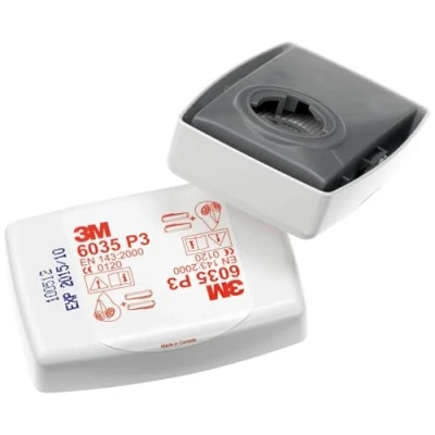 Abbildung von 3M 6035 Maskenfilter für den Einsatz in der Lebensmittelindustrie 20 stk