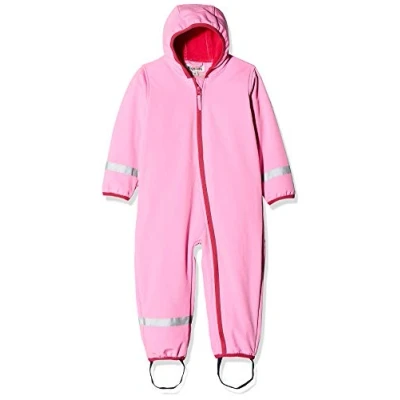 Abbildung von Playshoes Unisex Kinder Softshell Overall Fleece Gefüttert Outdoor Jumpsuit, pink, 80