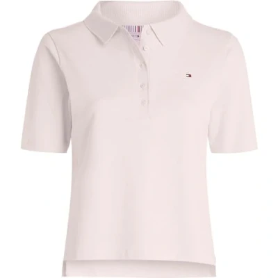 Abbildung von Tommy Hilfiger REG Poloshirt, Damen, Größe: Small, Himbeer