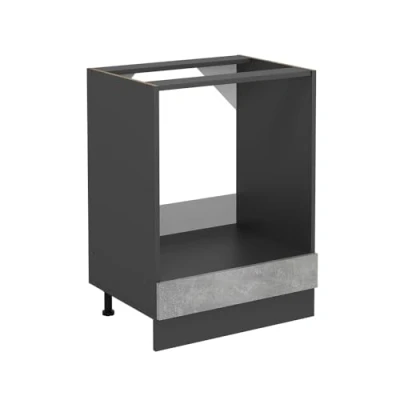 Abbildung von Vicco Herdumbauschrank R Line, Beton, 60 cm ohne Arbeitsplatte