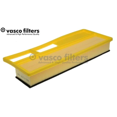 Abbildung von DAVID VASCO A145 Luftfilter 64 148 378 rechteckig Filtereinsatz mit Vorfilter FIAT: Punto II Schrägheck, 500 Grande Schrägheck