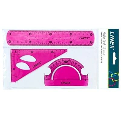 Abbildung von LINEX Geometrie Set, 3 teilig, pink