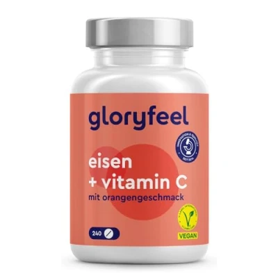 Abbildung von gloryfeel® Eisen 20 mg + Vitamin C 240 St