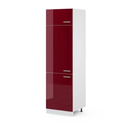 Abbildung von Vicco Kühlumbauschrank R Line, Bordeaux Hochglanz/Weiß, 60 cm