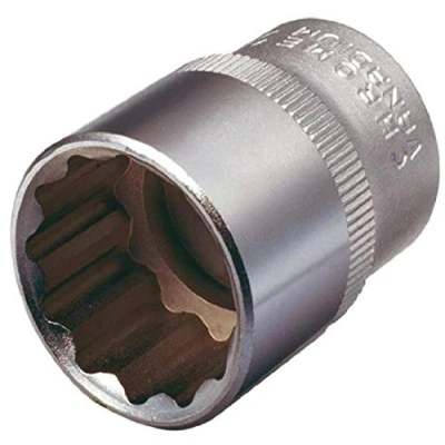 Abbildung von KS TOOLS 917.1386 Steckschlüsseleinsatz DIN 3120, ISO 1174, 3124, 2725 1 1. 3/16&quot; Chrom Vanadium Stahl Zwölfkant gerändelt