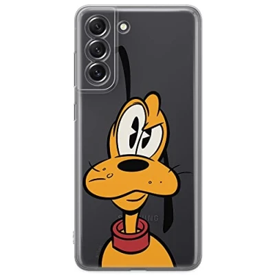 Abbildung von ERT GROUP Handyhülle für Samsung S21 FE Original und offiziell Lizenziertes Disney Muster Pluto 001 optimal an die Form des Handy angepasst, teilweise transparent