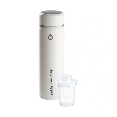 Abbildung von Tommee Tippee GoPrep Babynahrungszubereiter, Kühlt eine Babyflasche perfekt in 2 Minuten, mobile Kühlflasche mit Temperaturanzeige