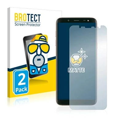 Abbildung von BROTECT Entspiegelungs Schutzfolie für Samsung Galaxy J6 2018 (2 Stück) Matte Displayschutz Folie, Anti Reflex, Fingerprint