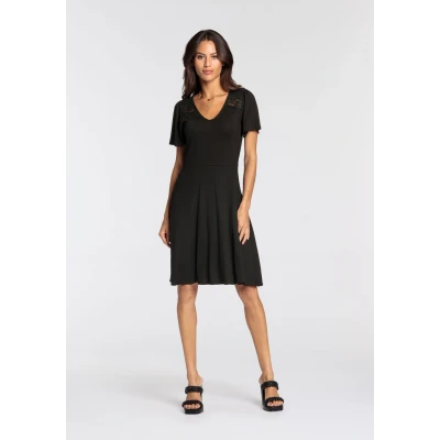 Abbildung von Laura Scott Jerseykleid, mit eleganten Spitzen Details NEUE KOLLEKTION