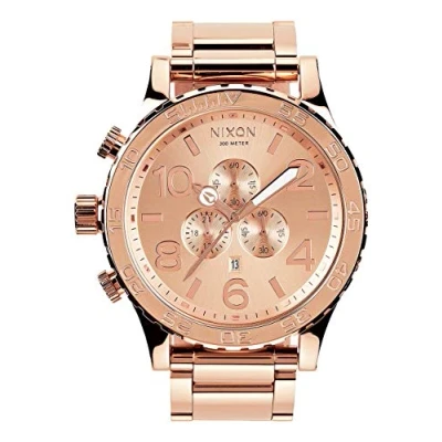Abbildung von Nixon Chronograph Rose goldcoloured, Herren, Größe: One Size, gold coloured
