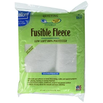 Abbildung von Pellon Vliesstoff, aufklappbar, 45 x 60 Stück, Weiß Schmelzbares Vlies, 114,3 152,4 cm, Polyester, 1