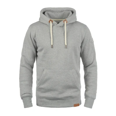 Abbildung von Solid Sdtriphood Kapuzenpullover, Herren, Größe: XL, Light grey melange