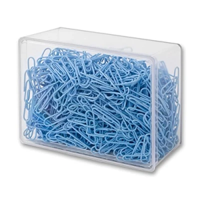 Abbildung von Victory Office Products 6028KP800 073 Büroklammern 28 mm 800 Stück dunkelblau kunststoffummantelt