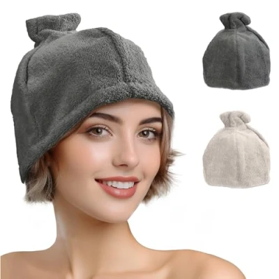 Abbildung von JEMIDI Beanie Saunahut aus Baumwolle weiche Saunamütze für Damen und Herren (1 St)