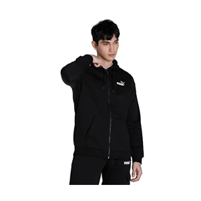 Abbildung von Puma ESS Small LOGO FZ FL Sweatjacke, Herren, Größe: XS, Black
