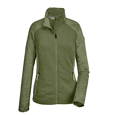 Abbildung von killtec Damen Stretchjacke mit Stehkragen/Fleecejacke KOS 68 WMN FLX JCKT, oliv, 34, 39134 000