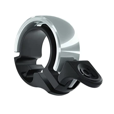 Abbildung von Knog Fahrradklingel Oi Classic Small 22.2mm schwarz silber poliert