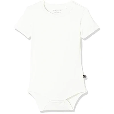 Abbildung von MINYMO Unisex Baby kurzen Ärmeln Formender Body, Weiß (Weiss 100), (Herstellergröße:86)