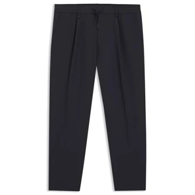 Abbildung von BOSS T Convertpleat Stoffhose, Herren, Größe: 48, Dark blue two
