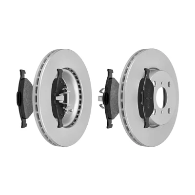 Abbildung von F.BECKER_LINE BREMSSCHEIBEN Ø258MM + BREMSBELÄGE VORNE FÜR YARIS/VIOS TOYOTA