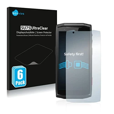 Abbildung von Savvies 6 Stück Schutzfolie für Crosscall Core M5 Displayschutz Folie Ultra Transparent