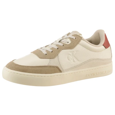 Abbildung von Calvin Klein Jeans Classic Cupsole Sneaker low, Herren, Größe: 45, Creamy white/eggshell/travertine Schuhe