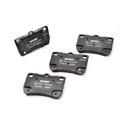 Abbildung von TEXTAR 2432301 Bremsbelagsatz mit akustischer Verschleißwarnung LEXUS: GS III, IS C, 2, TOYOTA: Crown Limousine