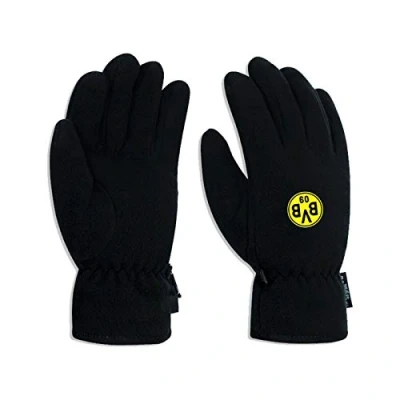 Abbildung von Borussia Dortmund Handschuhe BVB Fleecehandschuhe Gr.XS/S, Schwarz, XS/S, 11270000