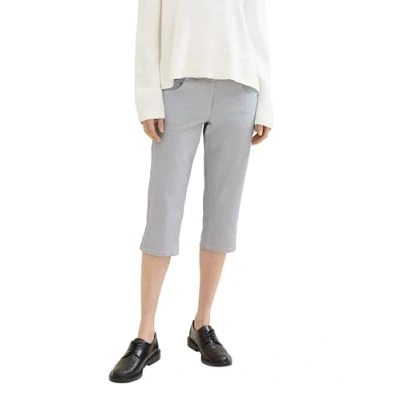 Abbildung von TOM Tailor Tapered Shorts, Damen, Größe: 36, Delicate navy/white stripe