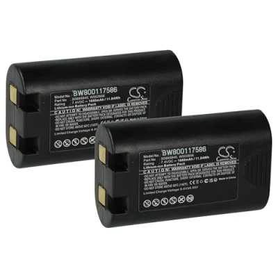 Abbildung von vhbw 2X Akku Ersatz für Dymo W002856, 1759398, S0895840 Drucker Kopierer Scanner Etiketten (1600 mAh, 7,4 V, Li Ion)