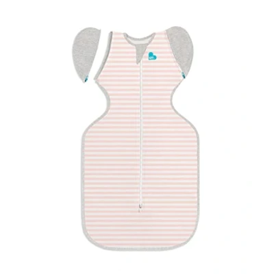 Abbildung von Love To Dream Pucksack Onesie Overall, Groß (8,5 11kg), idealer Stoff für Moderate Temperaturen (20 24C), Arme hoch Position, Baby Anzug, Doppelter Reißverschluss einfache Windelwechsel, Rosa