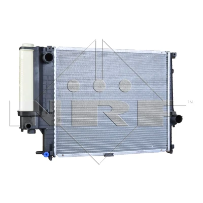 Abbildung von NRF EASY FIT 53897 Kühler, Motorkühlung Aluminium 521 435 42 mit Anbauteilen Kühlrippen gelötet BMW: 5 Touring, Limousine