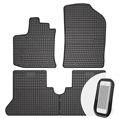 Abbildung von Gummimatten Auto Fußmatten Gummi Automatten Passgenau 4 teilig Set passend für Dacia Dokker ab 2012