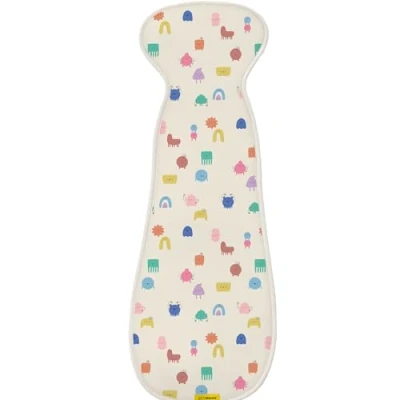 Abbildung von Aeromoov Baby Sitzauflage Air Layer Einlage Für Autositz oder Kinderwagen Gruppe 2/3 Antischwitz Sommerbezug Bio Baumwolle Funny Shapes