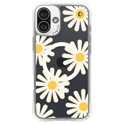 Abbildung von CYRILL von Spigen UltraSheer Mag Muster Hülle Kompatibel mit iPhone 16 (2024) Big Daisy